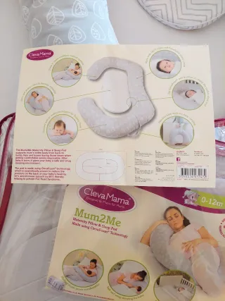 Cojín de lactancia y nido bebé Cleva Mama