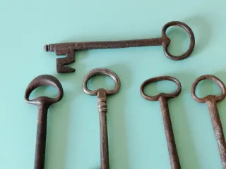 Set 6 Chiavi Antiche