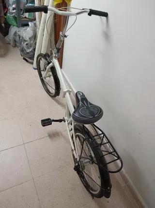 Bicicleta Plegable Blanca