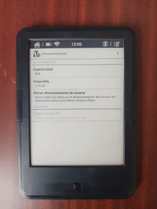 E-reader Tagus Táctil 2016 Nero
