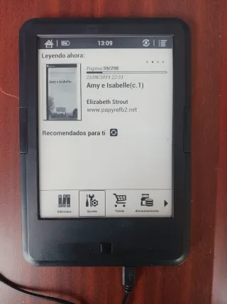 E-reader Tagus Táctil 2016 Nero