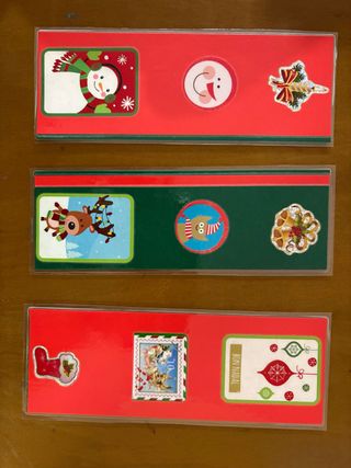 Adornos de Navidad o marcapáginas