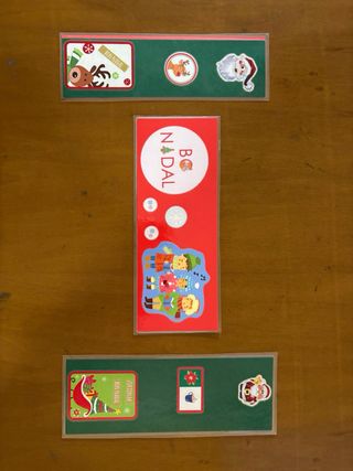 Adornos de Navidad o marcapáginas