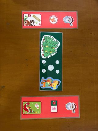 Adornos de Navidad o marcapáginas