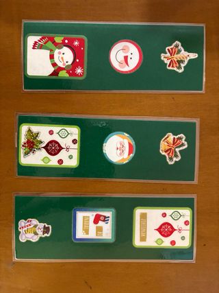 Adornos de Navidad o marcapáginas