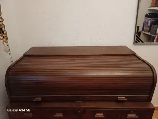 Escritorio Art Decó Nogal Español