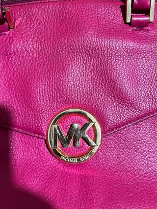 Bolso Michael Kors Rosa y Dorado