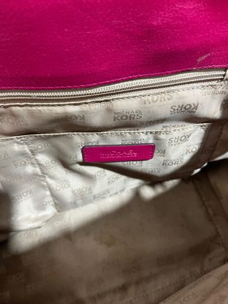 Bolso Michael Kors Rosa y Dorado