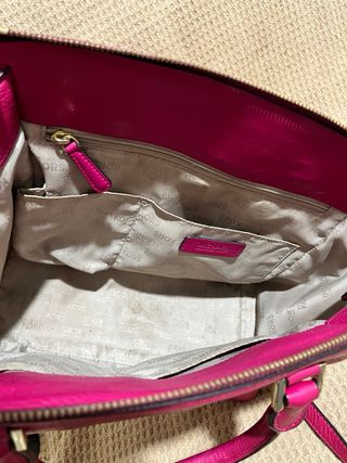 Bolso Michael Kors Rosa y Dorado