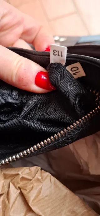 Borsa Prada Moon Nera Pelle