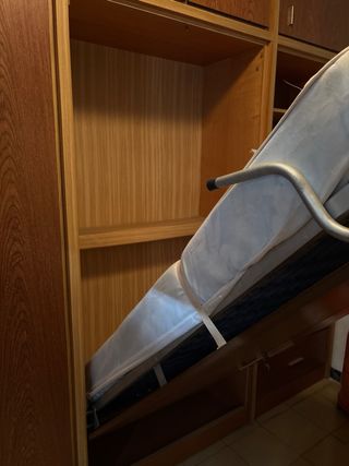 Mueble nido con 2 camas plegables