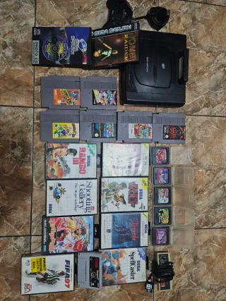 Lote Videojuegos Sega Master System y Mega Drive