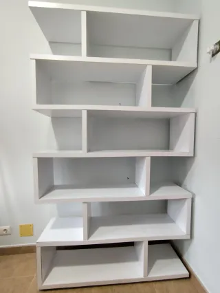 Estantería modular blanca Ikea