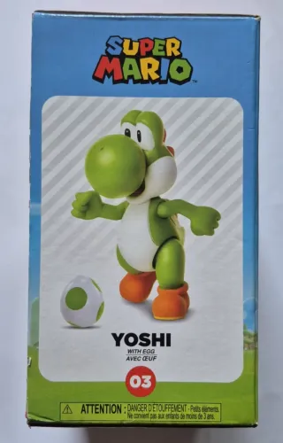 Figura Yoshi Super Mario Bros con Huevo Jakks