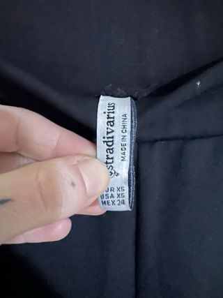 Pack 2 Pantalones Bershka negros acampanados