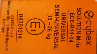 Silla Cybex Solution M-fix (3-12 años)