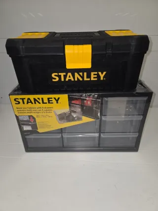 Lote 2 Piezas Stanley: Caja y Cajonera