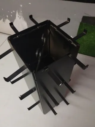 Expositor metálico negro