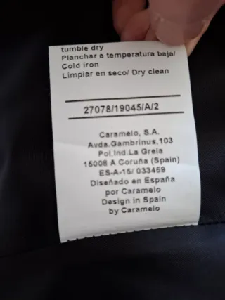 Traje pantalon Caramelo