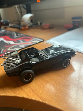 Scalextric Corvette Dragster Negro