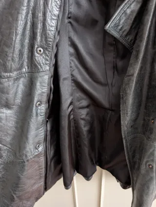 Chaqueta de cuero genuino