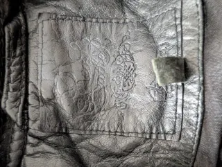 Chaqueta de cuero genuino