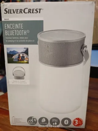 Cassa Bluetooth e Luce Campeggio Silver Crest