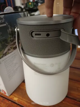 Cassa Bluetooth e Luce Campeggio Silver Crest