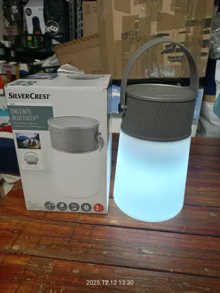 Cassa Bluetooth e Luce Campeggio Silver Crest