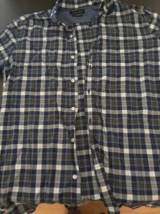 Camisa cuadros Massimo Dutti Talla L