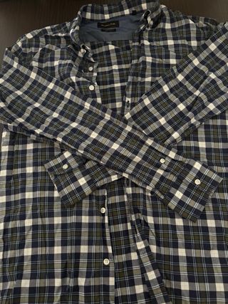 Camisa cuadros Massimo Dutti Talla L