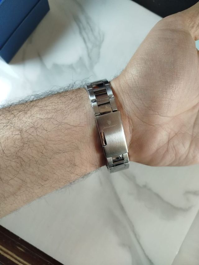 Poedagar Yacht Master Azul 42mm Acero 316L