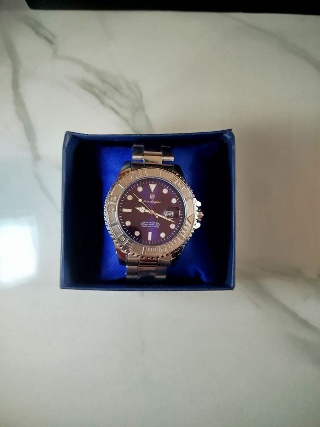Poedagar Yacht Master Azul 42mm Acero 316L