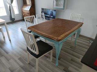 Mesa provenzal extensible madera