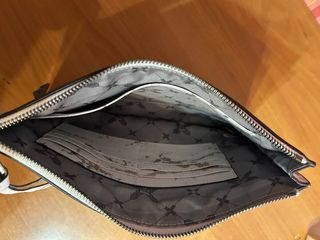 Pochette bianca e oro aimee kestenberg