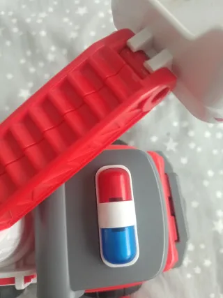 Camión bomberos teledirigido y desmontable