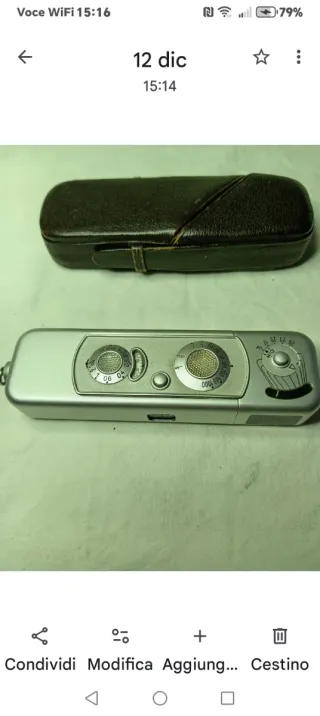Minox C microcamera con custodia