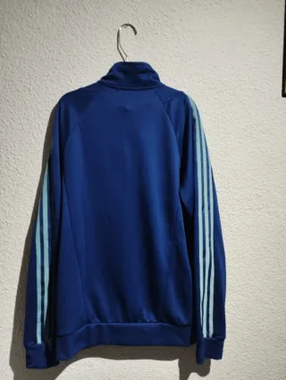 Chaqueta Adidas Azul y Blanca Original