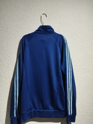 Chaqueta Adidas Azul y Blanca Original