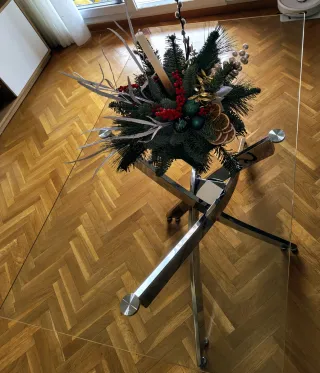 Mesa de cristal templado 120x60