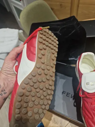 Zapatillas Fenty Puma Rojas unisex Nuevas
