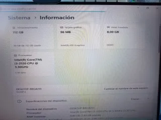 Lenovo ThinkCentre M Series i3-2120 8GB 120GB