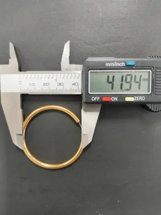 Pendientes Aro Oro 18k