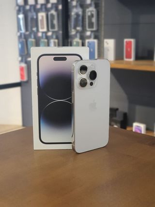 IPHONE 14 PRO 128GB PLATA BATE. 100%