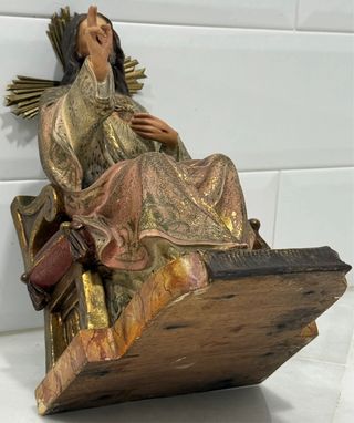 ANTIGUO SAGRADO CORAZÓN ENTRONADO OLOT