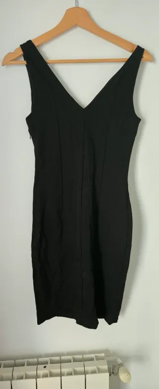 Vestido Negro Básico Talla 36