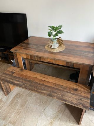 Mesa Comedor con Bancos