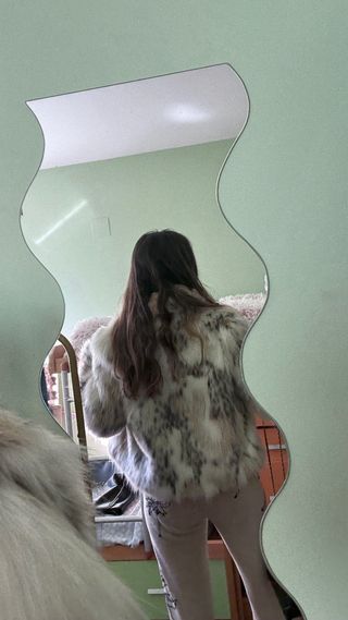 Abrigo corto de pelo