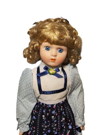 Bambola ceramica vintage