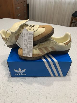 Adidas Samba Beige/Marrón Talla 38.5